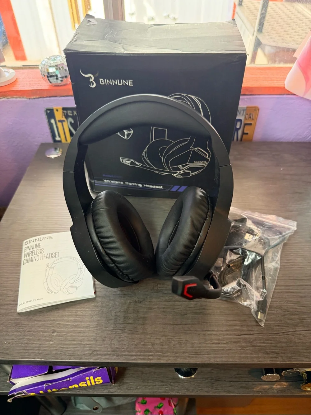 Wireless Gaming Headset BW01 - Black